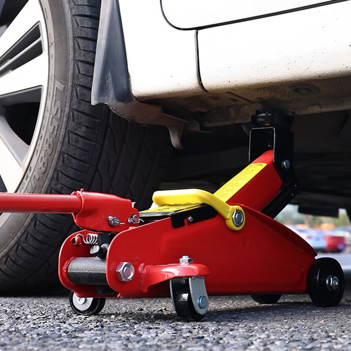 2.5T Ganti Ban Auto Body Repair Hydraulic Trolley Car Floor Jack dengan Antislip Handle